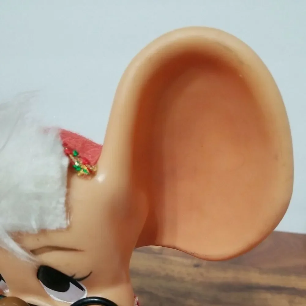 Vintage Roy Des of Fla 1970 Mrs.Claus Christmas Mouse Bank‎ Figure Toy